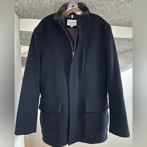 Cole Haan Signature wool plush car coat. Size M